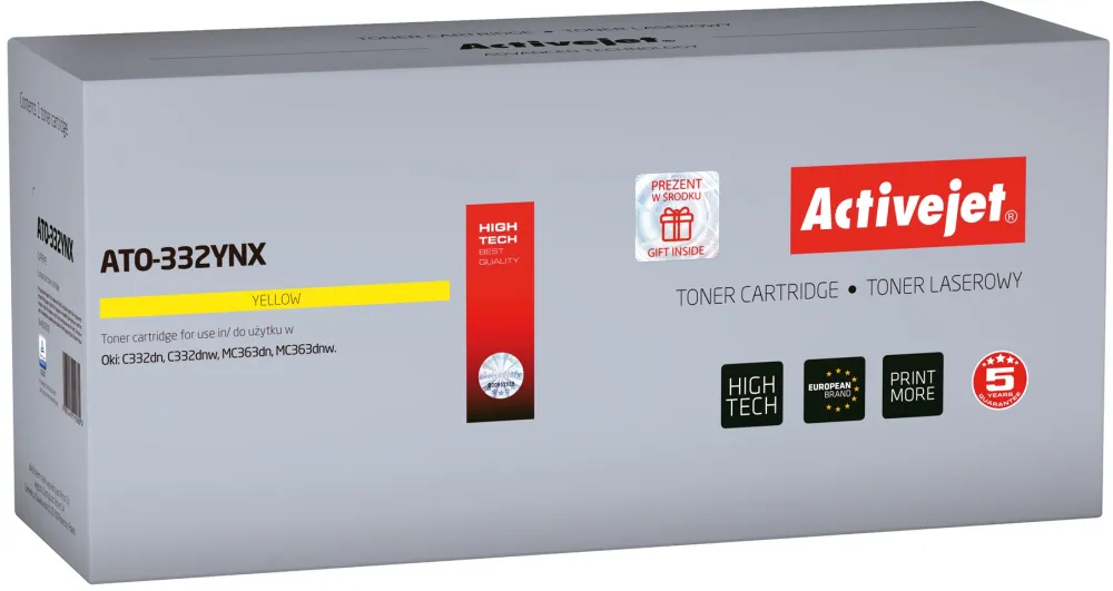 Toner ACTIVEJET ATO-332YNX compatibil OKI 46508709 galben