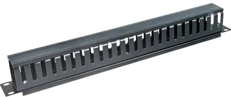 Organizator cabluri Alantec PK008 1U negru