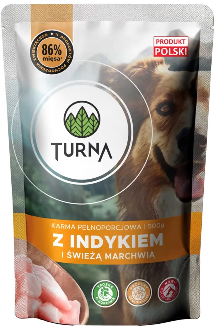 TURNA with turkey – wet dog food – 500g