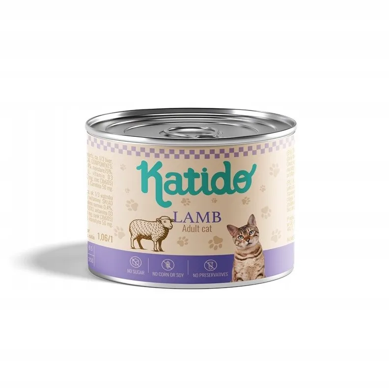 KATIDO Lamb - wet cat food - 200g