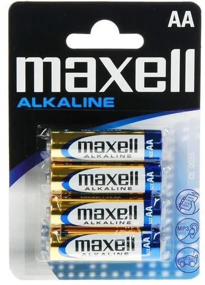 MAXELL Battery alkaline LR6 4 pieces