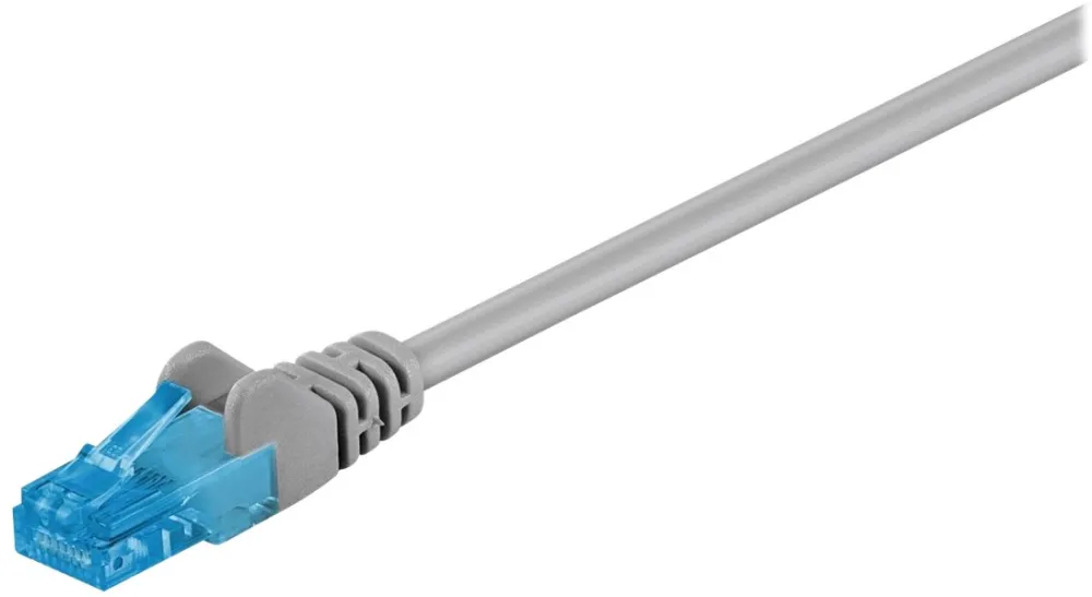 Cablu patch retea GOOBAY 55419 CAT 6A U/UTP 1 m gri