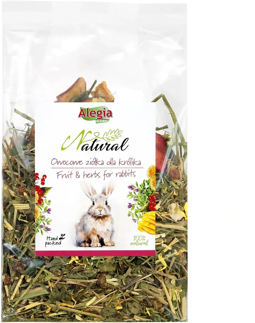 Recompensa pentru iepuri Alegia Fruit & Herbs 130 g
