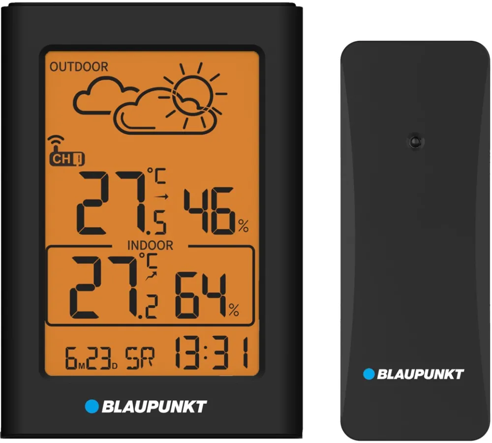 Blaupunkt Weather Station WS15BK black