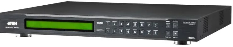 8x8 HDMI Matrix Switch with Scaler Aten