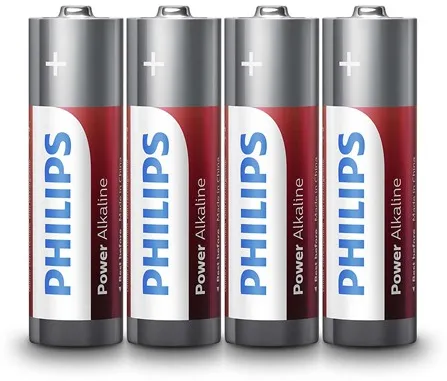 BATERIE POWER ALKALINE LR6 AA BLISTER 4 BUC PHILIPS