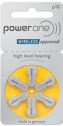 BATERII AUDITIVE POWER ONE P10 BL 6 VARTA