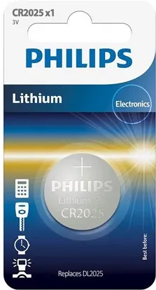 BATERIE LITHIUM CR2025 BLISTER 1 BUC PHILIPS