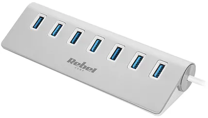 HUB USB 3.0 7 PORTURI REBEL