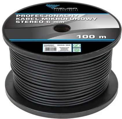 CABLU MICROFON 6MM STEREO PROF.