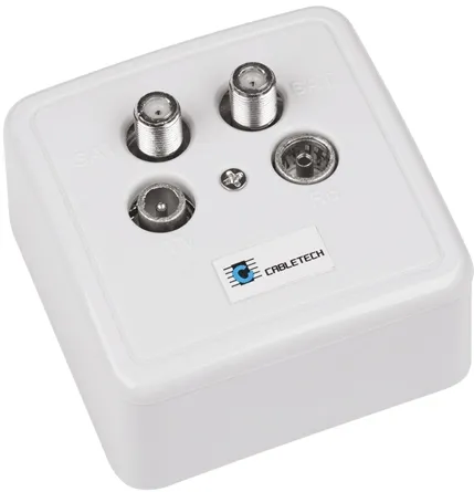 PRIZA RTV-SAT DUBLA CABLETECH