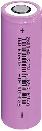 ACUMULATOR 18650 2.6A 3.7V TED