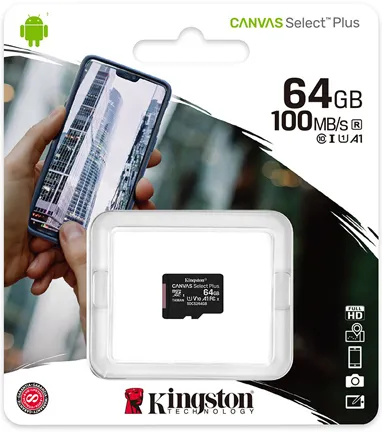 MICRO SD CARD 64GB CLASS 10 KINGSTON