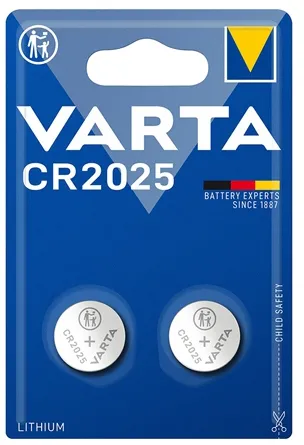 BATERIE CR2025 BLISTER 2 BUC VARTA