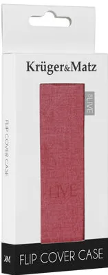 FLIP COVER ROSU LIVE KRUGER&MATZ