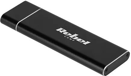RACK ALUMINIU SSD M2 USB TIP C 3.1 REBEL