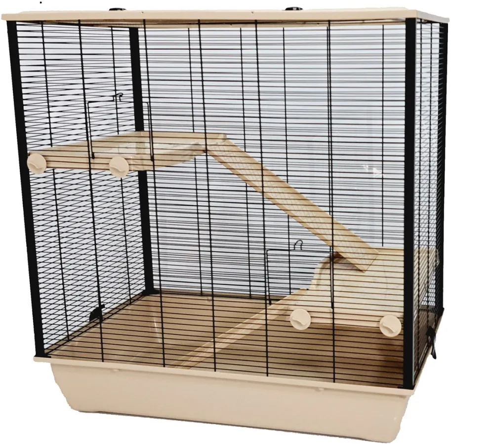 INTER-ZOO Frodo + Plastic Beige - cage for a hamster