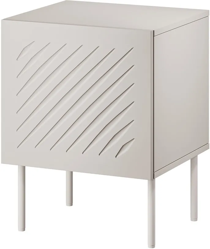 Cama Bedside table 2 pcs SIENA 44,5x40x59 cashmere matt