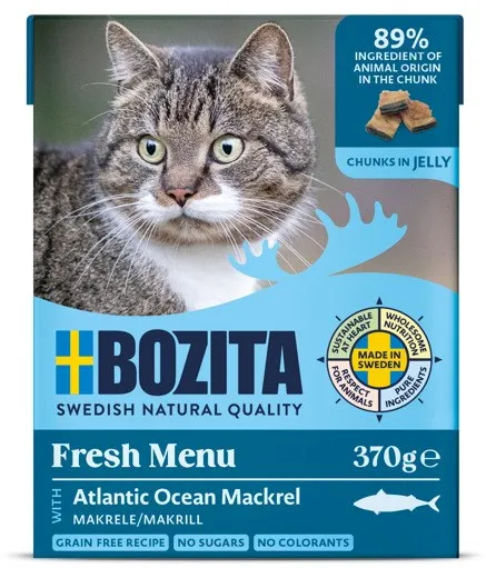 Bozita WITH MACKEREL – CHUNKS IN JELLY