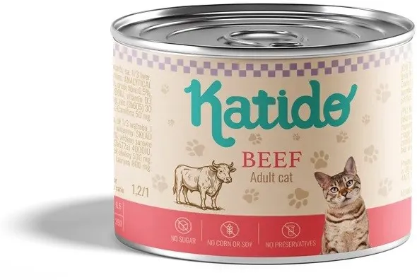 KATIDO Beef - wet cat food - 200g