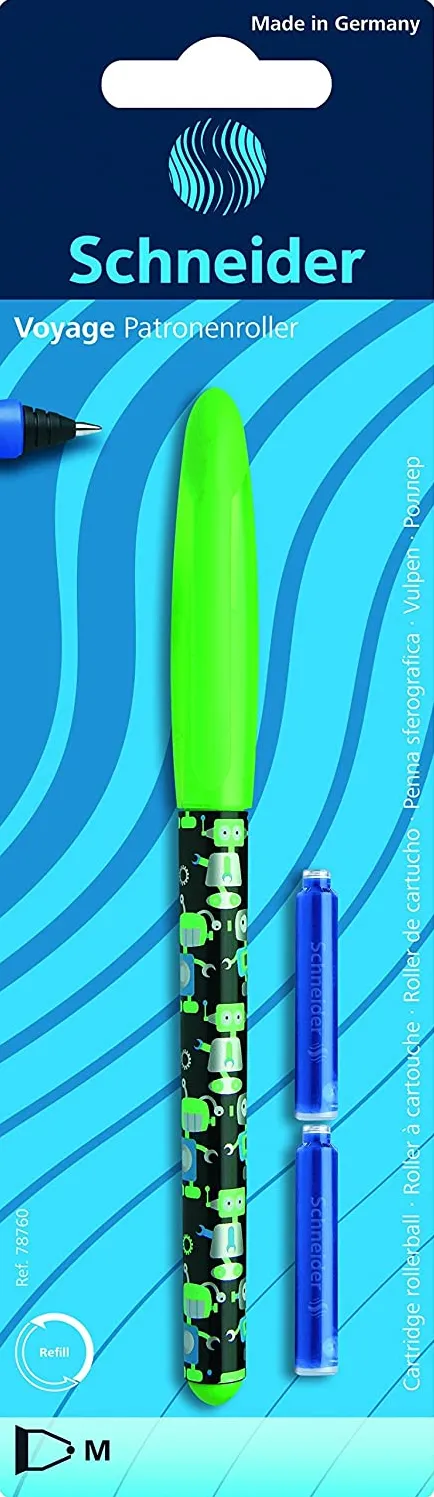 Roller cu cartus SCHNEIDER Voyage, + 2 rezerve cerneala/blister