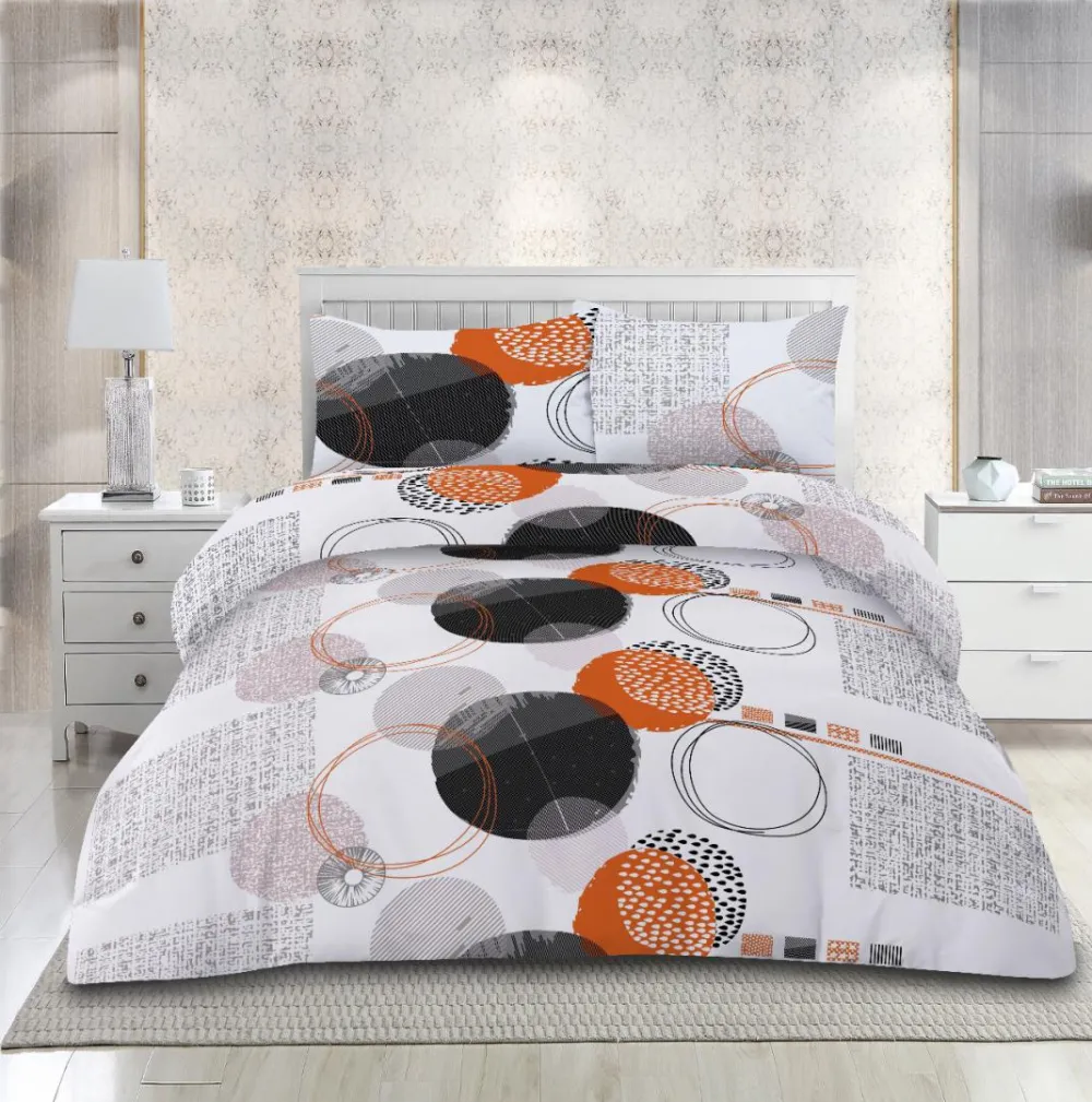 Lenjerie de pat microfibra KS, Orange