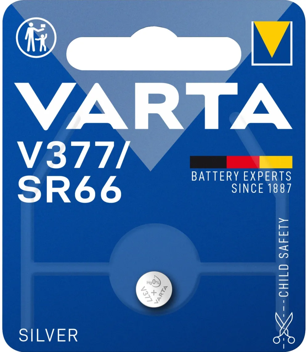 Varta Chron V377, srebro, 1.55V (0377-101-111)
