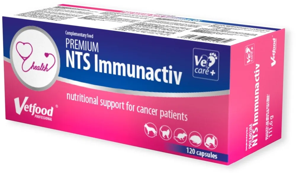 Supliment pentru caini si pisici Vetfood Premium NTS Immunactiv 120 tablete
