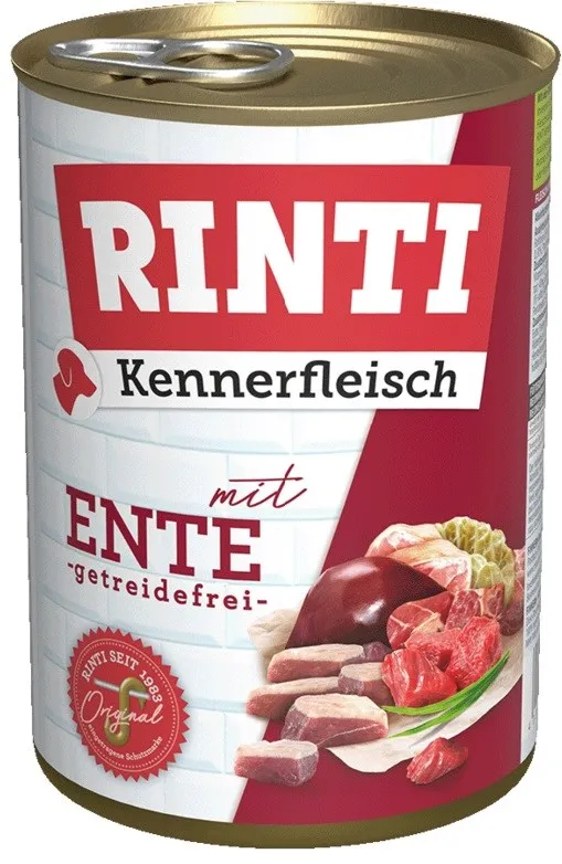 RINTI Kennerfleisch Duck - wet dog food - 400g