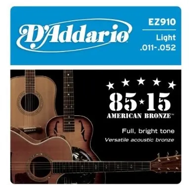 D'Addario EZ910 - acoustic guitar strings (11–52)