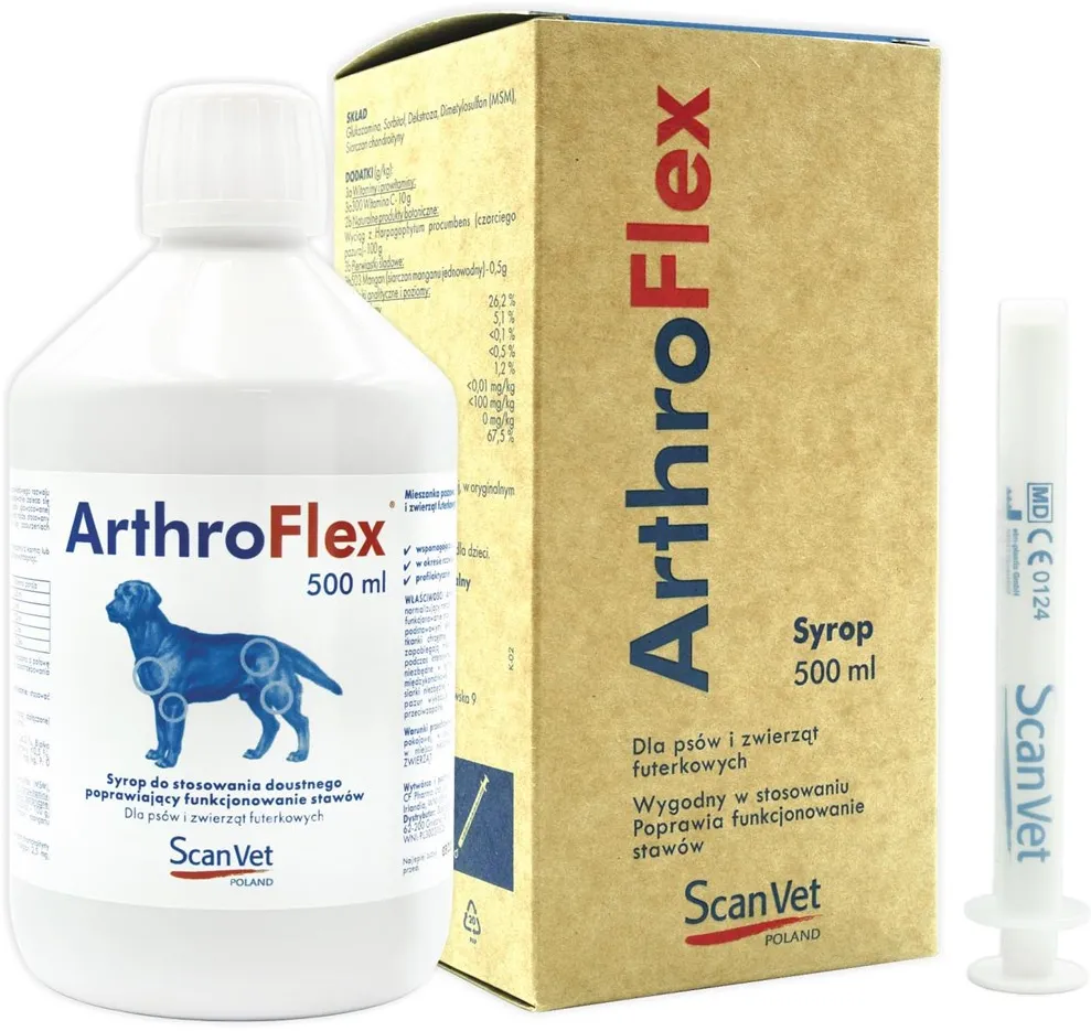 SCANVET ArthroFlex Syrop - supplements for dogs - 500ml