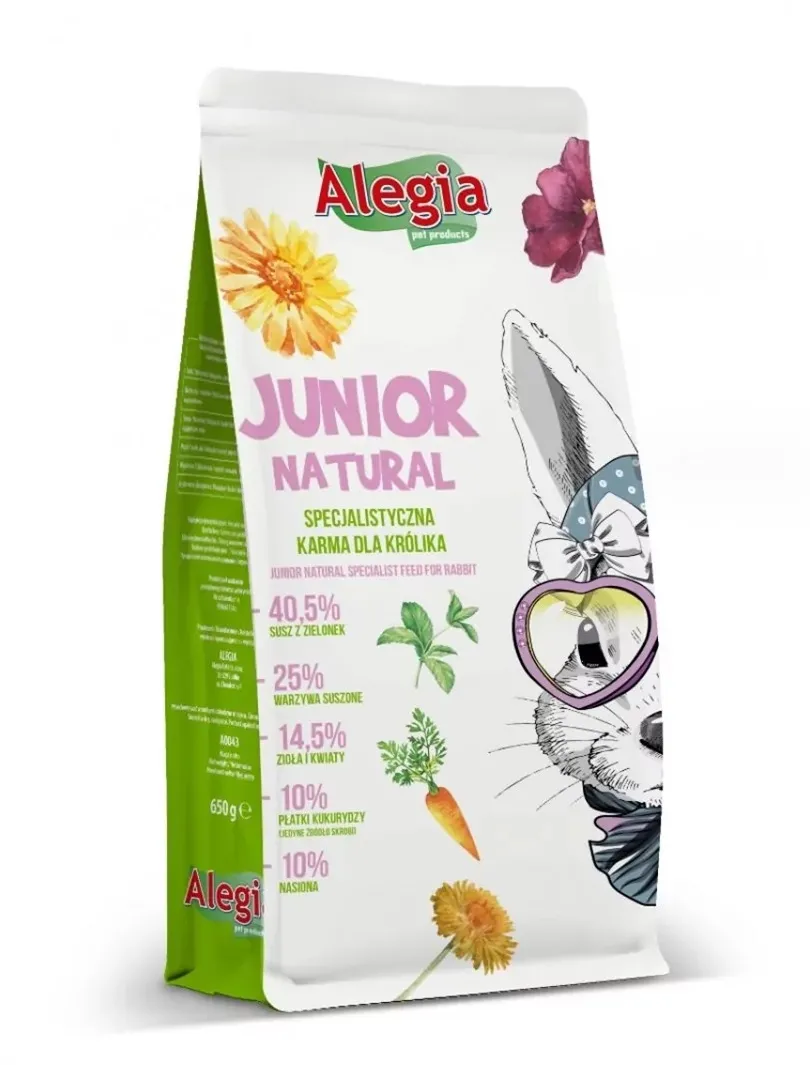ALEGIA Junior Natural - rabbit food - 650g