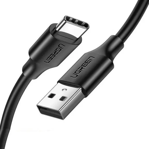 Cablu USB-A la USB-C UGREEN 60117 USB 2.0 1,5 m negru