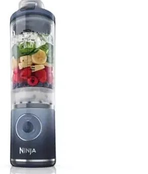 Blender portabil Ninja Blast Max, 530ml, albastru