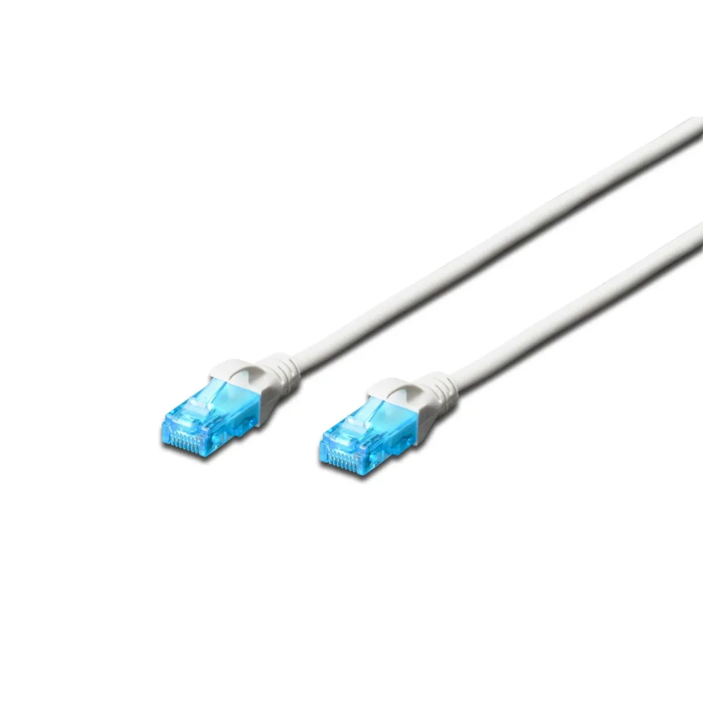 Cablu retea Digitus DK-1512-010/WH Cat5e U/UTP 1 m alb