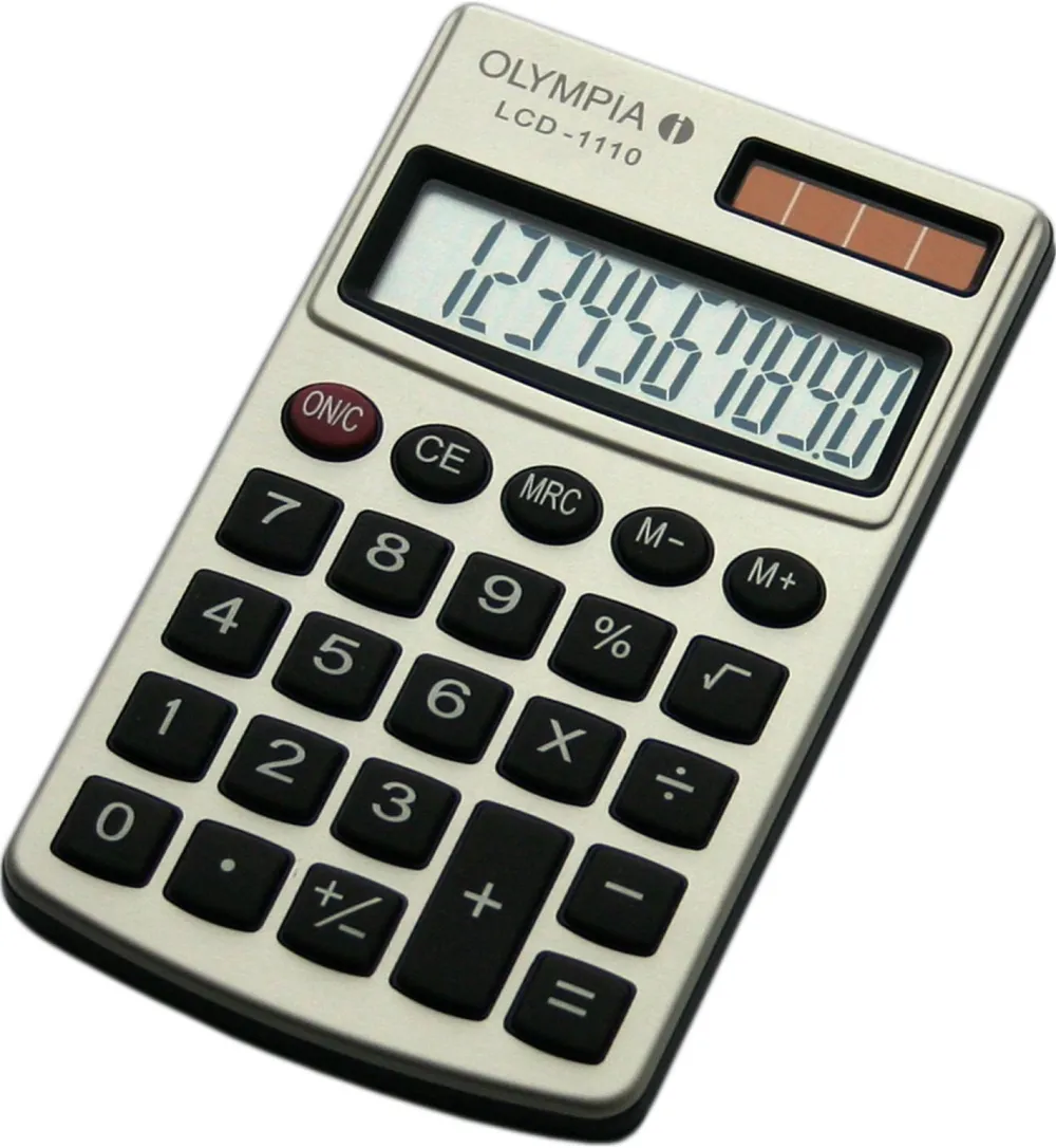 OLYMPIA Calculator LCD-1110 argintiu