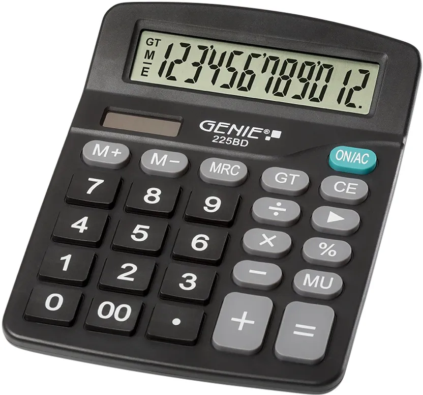 GENIE Calculator de birou Basic 225 BD 12-stellig