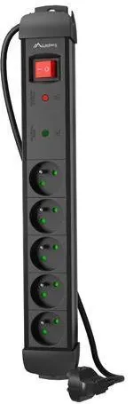 Power strip 5.0m 5x230 cz SP1-05E-0500-B