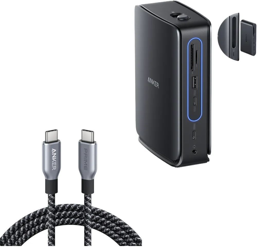 Docking station Anker Nano 13-in-1 A83C3311 3 USB-C gri