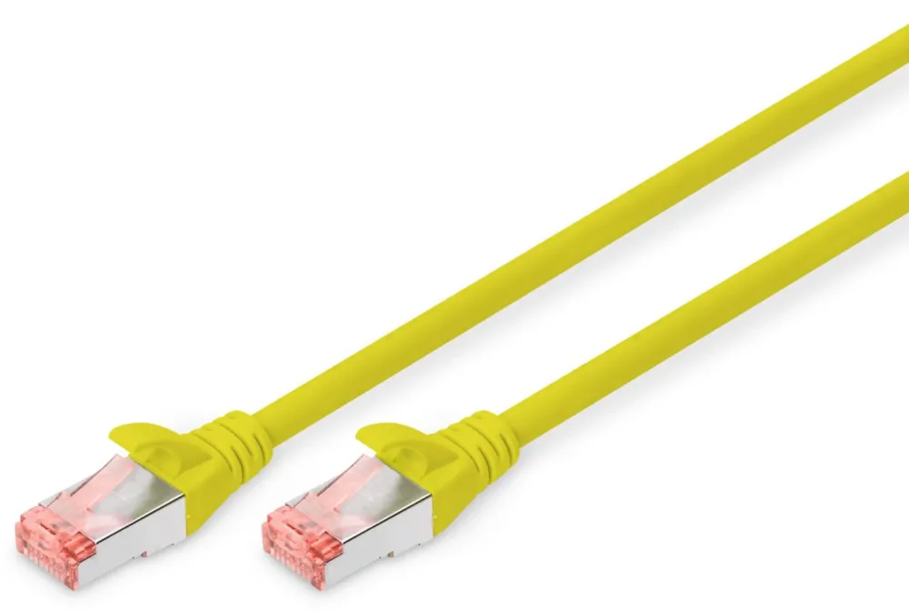 Cablu patch Digitus DK-1644-010/Y Cat6 S/FTP 2xRJ45 1 m galben