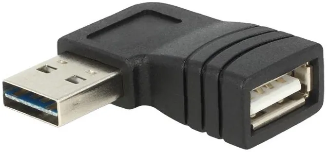 DELOCK USB Adapter A -> A 90° St/Bu gewinkelt