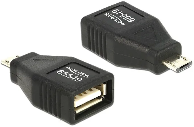 DELOCK USB Adapter A -> micro B Bu/St OTG