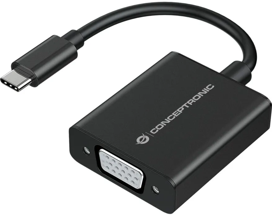 CONCEPTRONIC Adapter USB-C3.2->VGA 1080/60Hz 0.10m sw