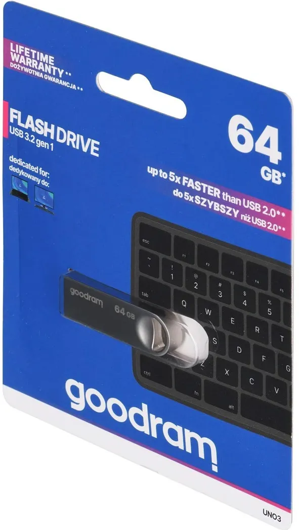 Memorie USB GOODRAM UNO3 64GB USB 3.2 Gen 1