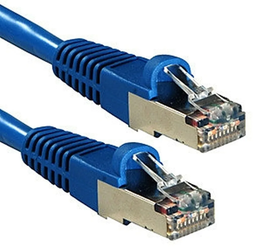 Cablu retea Lindy Cat6A S/FTP PIMF LSZH 0.30 m albastru