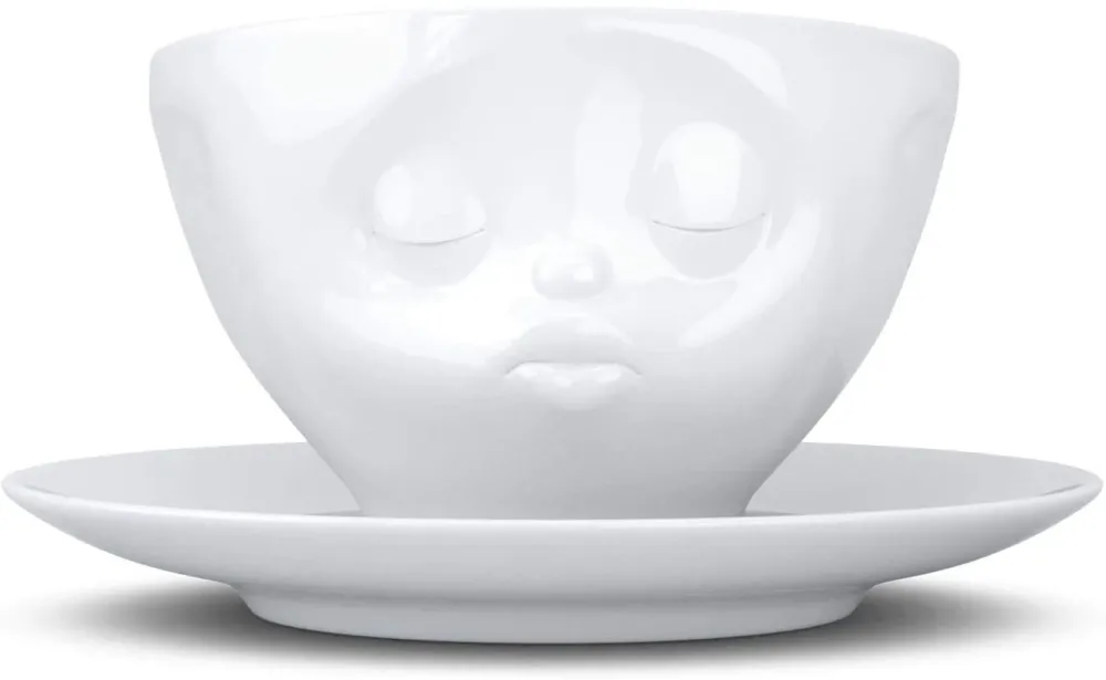 Ceasca cafea portelan FIFTYEIGHT Kussend T014201 200 ml alb
