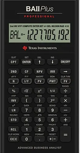 Texas Instruments BA II Plus Professional