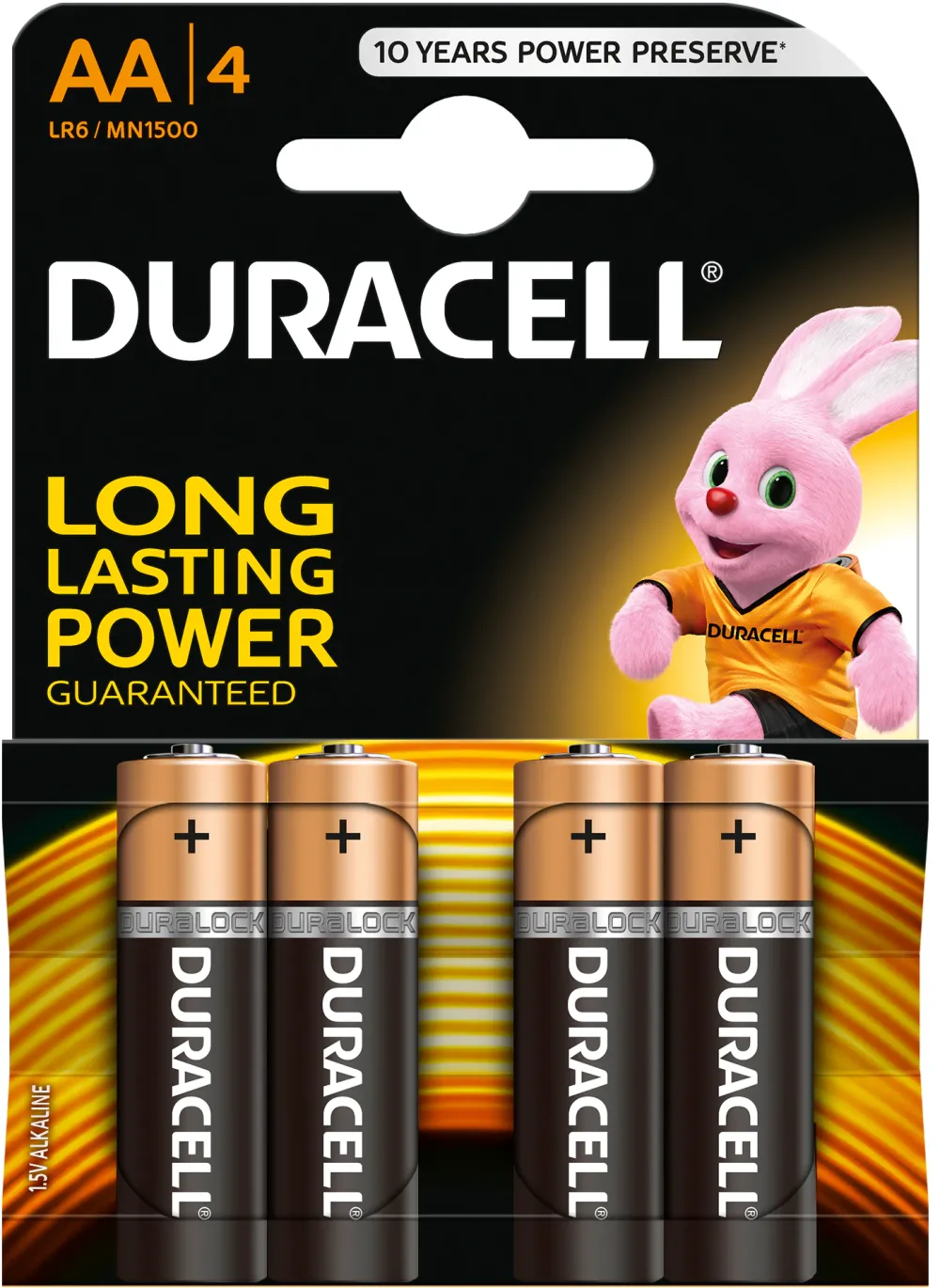 1x4 Duracell Plus Power Boost Mignon MN1500 AA LR6 1,5V