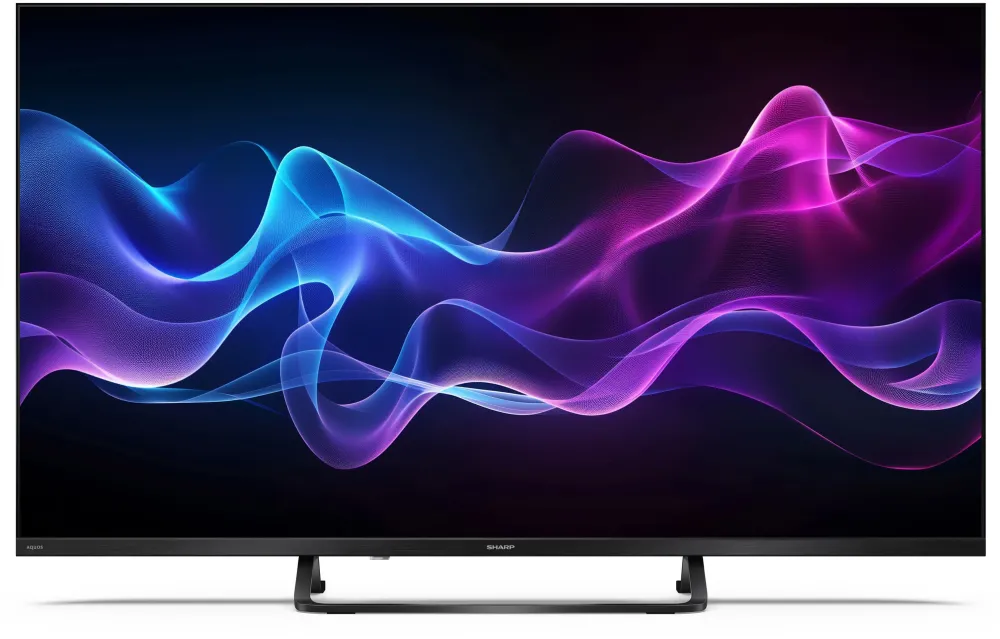 Televizor Sharp QLED 40HF3865E, 101 cm, Smart Google TV, Full HD, Clasa E