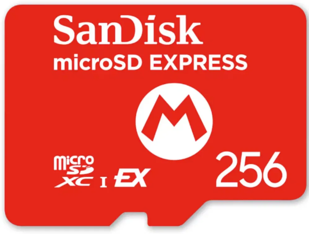 SanDisk SD card 10016157 / Sandisk Nintendo S Red